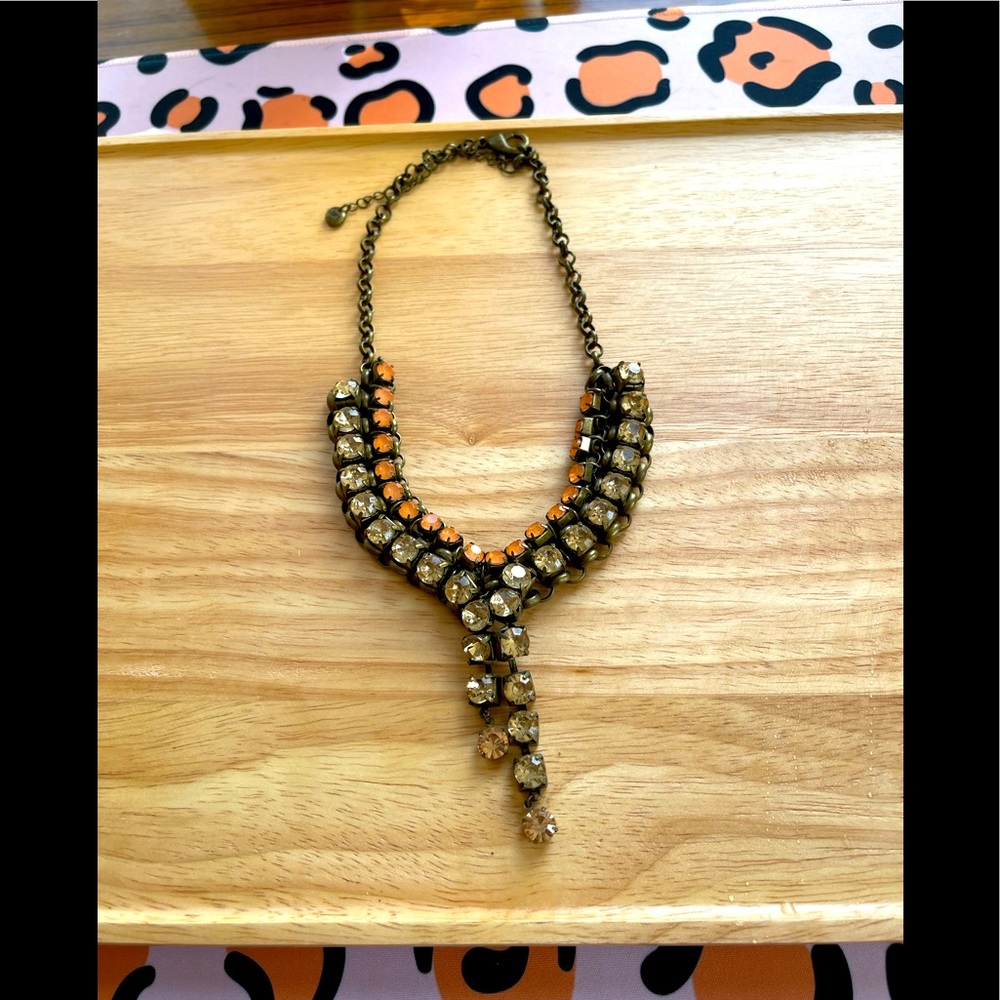 Ann Taylor Loft Peach Statement Necklace